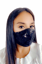 Load image into Gallery viewer, Women Sequin Nose Wire Face Mask